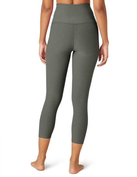Más Allá De Yoga Spacedye Walk And Talk Pantys Capri De Talle Alto Mujer Rei Co-op Pewter