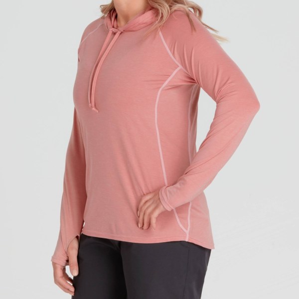Sudadera Con Capucha Nrs Silkweight Mujer Rei Co-op Malva