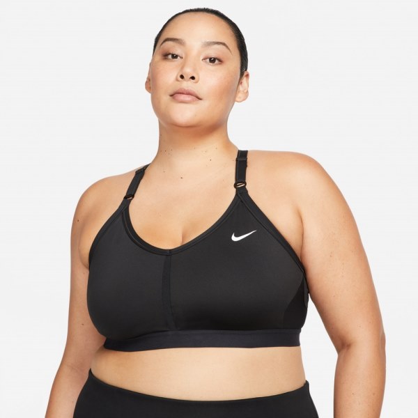 Sujetador Con Cuello En V Nike Indy Rei Co-op Negro Tallas Grandes
