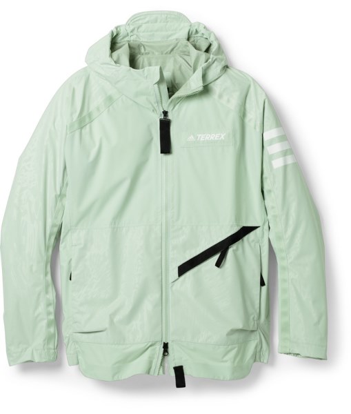 Chaqueta Adidas Terrex Utilitas Rain.rdy Rei Co-op Verde Mujer