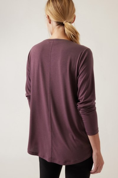 Athleta Stratus Ii Top Mujeres Especiado Cabernet Rei Co-op
