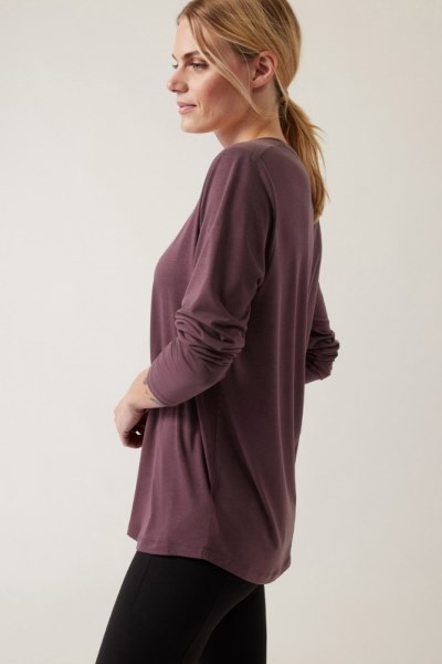 Athleta Stratus Ii Top Mujeres Especiado Cabernet Rei Co-op