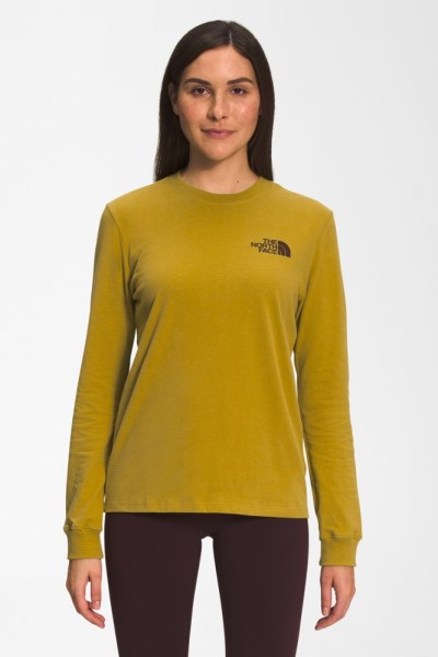 Camiseta De Manga Larga Con Inyección Gráfica De The North Face Mineral Gold De Rei Co-op Mujer