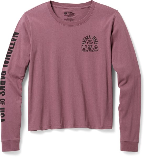 Rei Co-op Parks Project Lista De Verificación De Parques Nacionales Camisa De Manga Larga Mujer Violeta