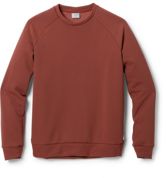 Sudadera Houdini Mono Air Crew Mujer Terra Red Rei Co-op