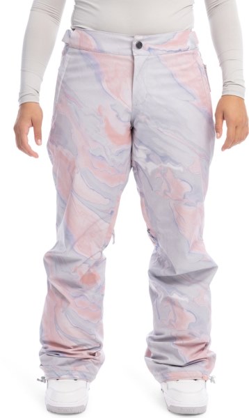Gris Violeta Mármol Rei Co-op Roxy Chloe Kim Pantalones De Nieve Mujer