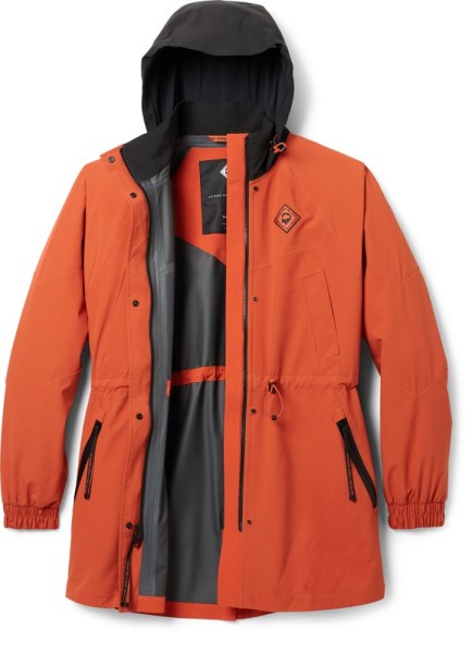 Papaya Al Aire Libre Afro Rei Co-op Shell Chaqueta Mujer