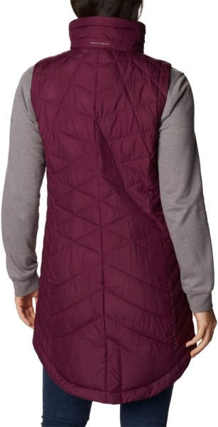 Chaleco Largo Con Aislamiento Columbia Heavenly De Rei Co-op Mujer Marionberry