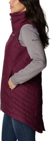 Chaleco Largo Con Aislamiento Columbia Heavenly De Rei Co-op Mujer Marionberry