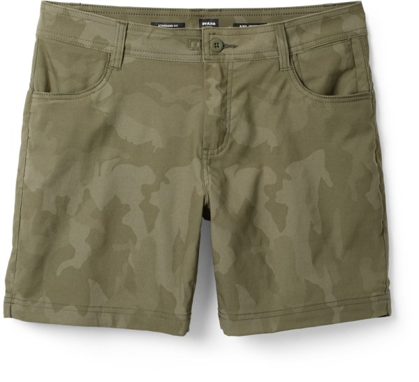 Shorts Rei Co-op Prana Halle Ii Mujer 7 Entrepierna Sage Camo