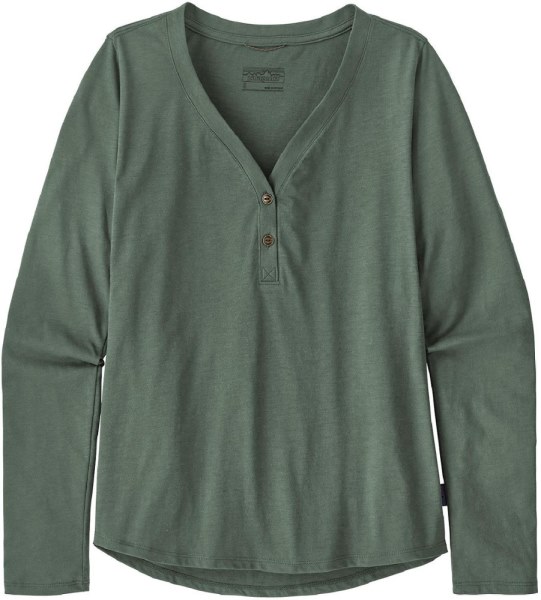 Verde Patagonia Mainstay Camiseta Henley Mujer Rei Co-op