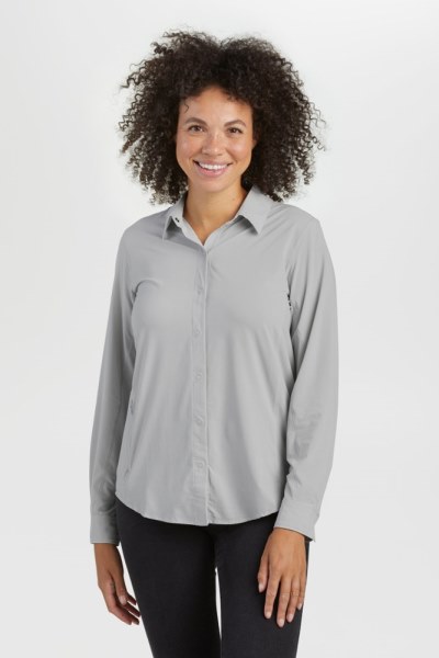Pebble Rei Co-op Outdoor Research Astroman Camiseta De Sol De Manga Larga Mujer