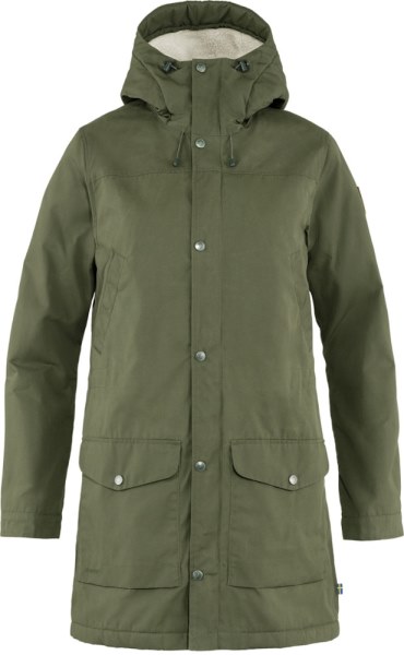 Fjallraven Greenland Winter Parka Con Aislamiento Mujer Verde Rei Co-op