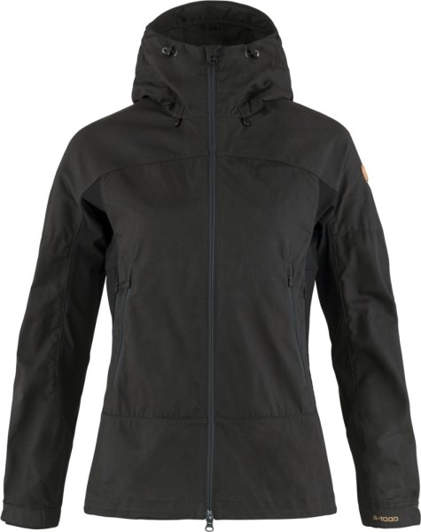 Negro Fjallraven Abisko Lite Trekking Chaqueta Mujer Rei Co-op