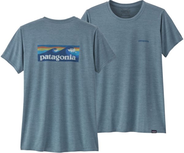 Camiseta Gris Rei Co-op Patagonia Capilene Cool Daily Graphic Mujer