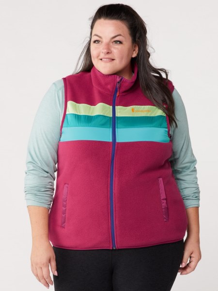 Chaleco De Forro Polar Rei Co-op Cotopaxi Teca Mujer Campos De Frambuesa