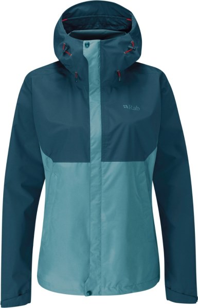 Chaqueta Rei Co-op Rab Downpour Eco Mujer Azul