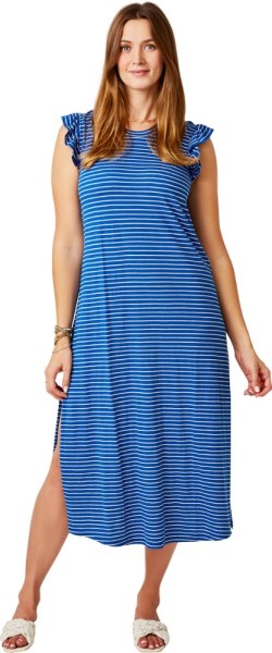 Royal Stripe Carve Diseños Vestido Maeve Rei Co-op