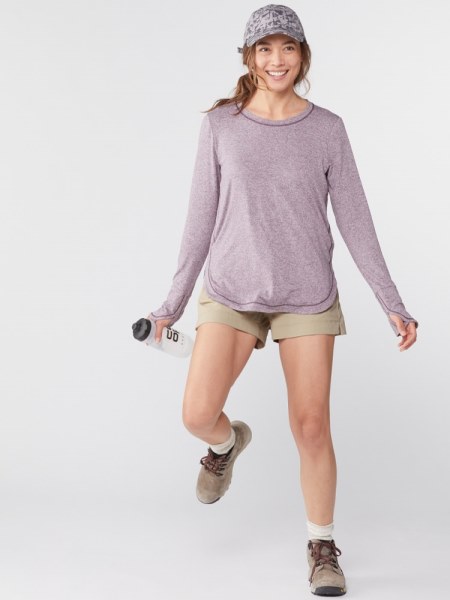 Pantalón Corto Athleta Trekkie North Mujer Ecru Rei Co-op
