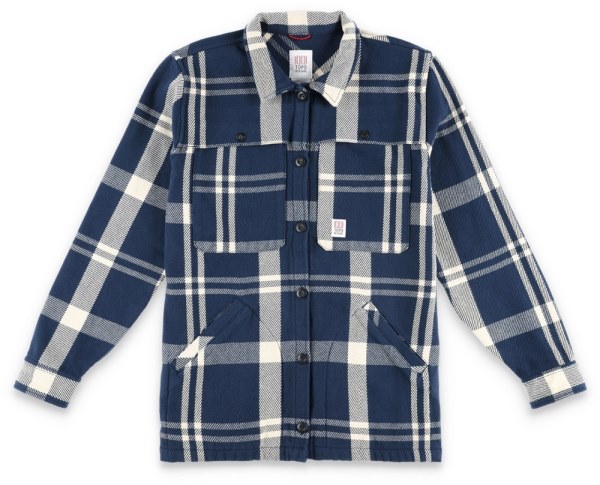 Rei Co-op Topo Diseños Montaña Camisa Chaqueta Mujer Blanco