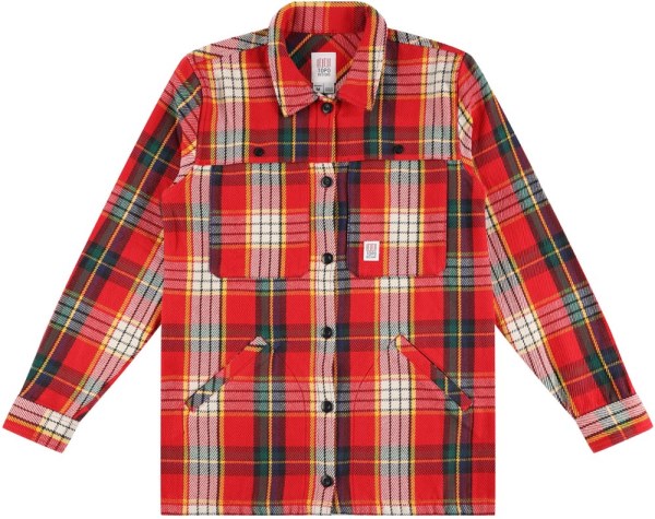 Amarillo Rei Co-op Topo Diseños Montaña Camisa Chaqueta Mujer