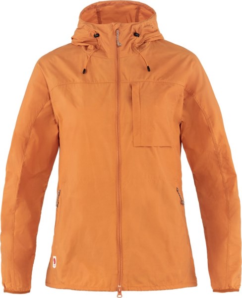 Chaqueta Cortavientos High Coast Naranja Fjallraven Rei Co-op Mujer