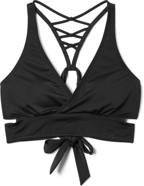 Prana Atalia Bañador Espalda Cruzada Mujer Rei Co-op Negro