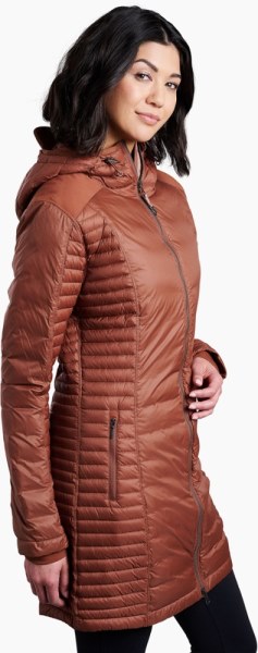 Rei Co-op Kuhl Spyfire Down Parka Mujeres Canela