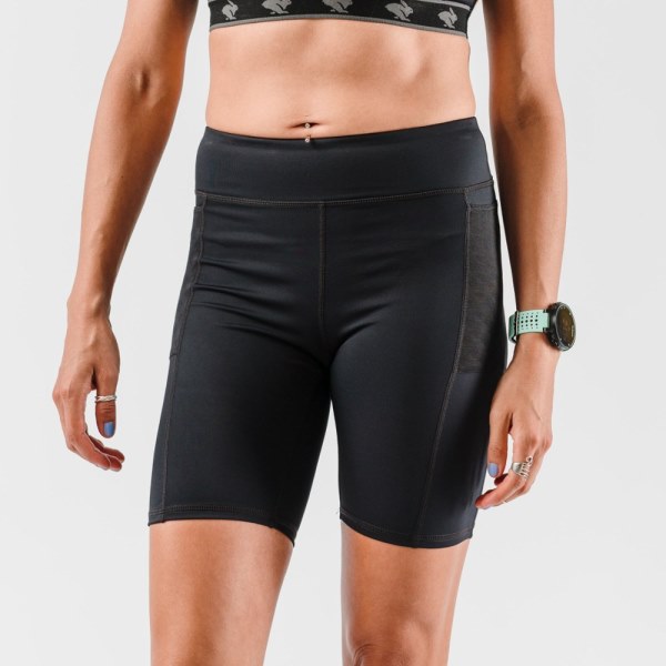 Rabbit Leggy 7 Shorts Mujer Negro Rei Co-op