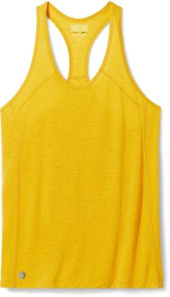Camiseta Sin Mangas Con Espalda Cruzada Ultraligera Smartwool Active Gold De Miel Mujer Rei Co-op