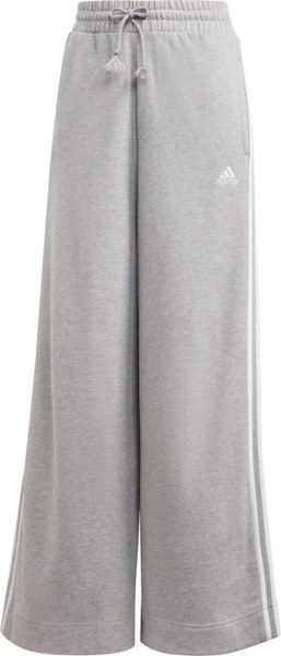 Adidas Pantalones De Pernera Ancha De 3 Rayas Mujer Rei Co-op Gris