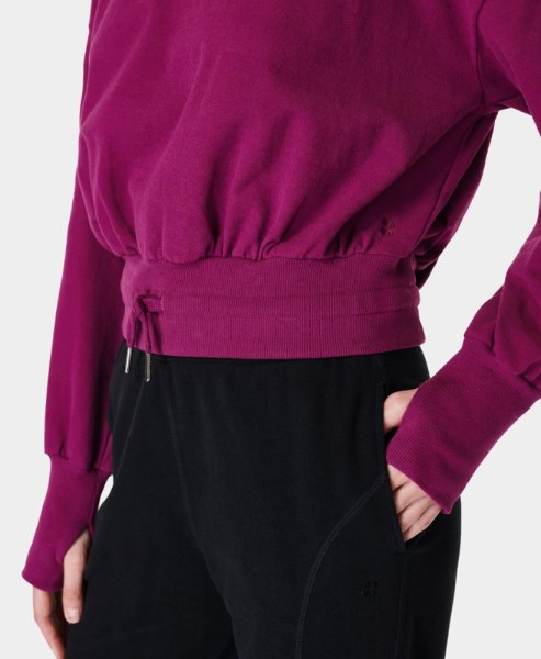 Jersey De Forro Polar Rei Co-op Sweaty Betty Melody Luxe Mujer Rosa