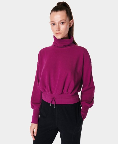 Jersey De Forro Polar Rei Co-op Sweaty Betty Melody Luxe Mujer Rosa