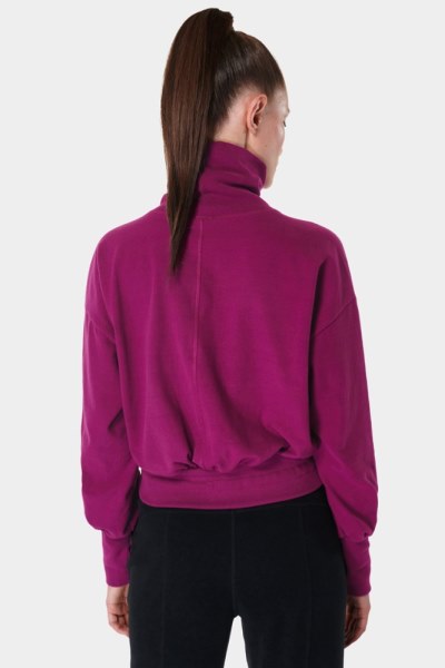 Jersey De Forro Polar Rei Co-op Sweaty Betty Melody Luxe Mujer Rosa