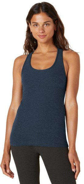 Rei Co-op Beyond Yoga Spacedye Racerback Tank Top Mujer Azul Marino