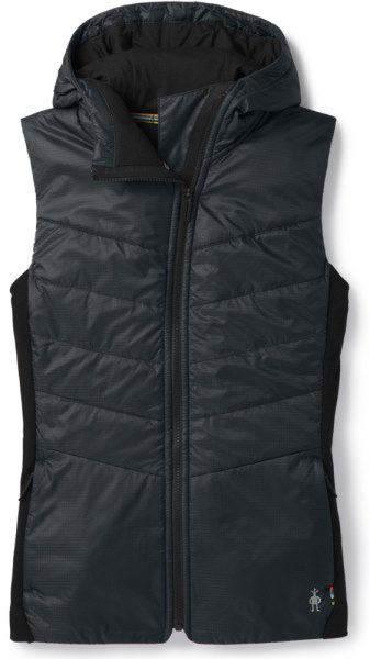 Rei Co-op Negro Smartwool Smartloft Chaleco Con Capucha Mujer