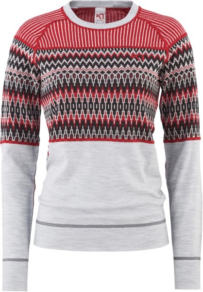 Top Interior De Manga Larga Gris Rei Co-op Kari Traa Silja Mujer