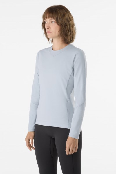 Arc'teryx Camiseta Interior Ligera De Manga Larga Con Cuello Redondo Rho Mujer Rei Co-op Lucent