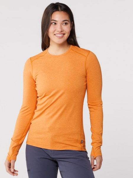 Camiseta Interior De Manga Larga De Peso Medio Rei Co-op Sunbaked Apricot Mujer