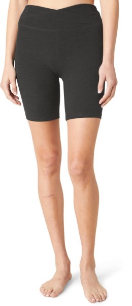 Rei Co-op Más Allá Del Yoga En Tu Tiempo Libre Pantalones Cortos De Ciclista De Talle Alto Mujer La Noche Más Oscura