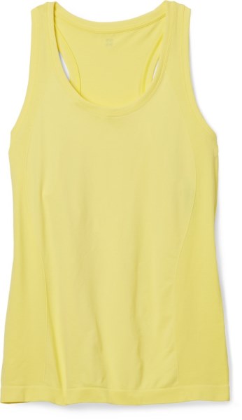 Camiseta Sin Mangas Sin Costuras De Atleta Betty Sudorosa Co-op Amarilla De Rei Mujer