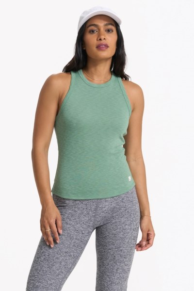 Camiseta Sin Mangas Con Cuello Alto Celadon Rei Co-op Vuori Sunrise Mujer