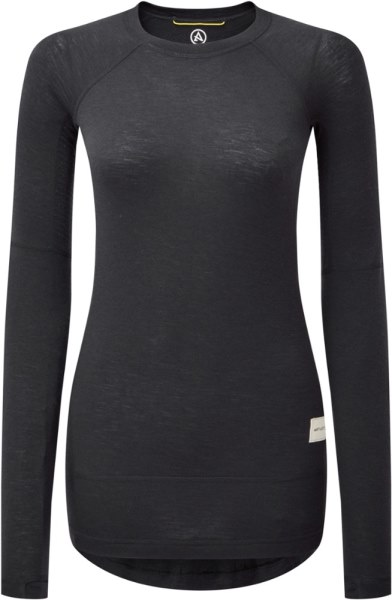 Camiseta Interior Negra De Rei Co-op Artilect Boulder 125 Crew Mujer