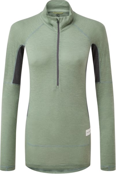 Camiseta Interior Con Cremallera De Un Cuarto De Rei Co-op Artilect Boulder 125 De Sea Spray-ash Mujer