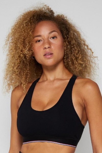 Sujetador Deportivo Fourlaps Circuit Mujer Rei Co-op Negro