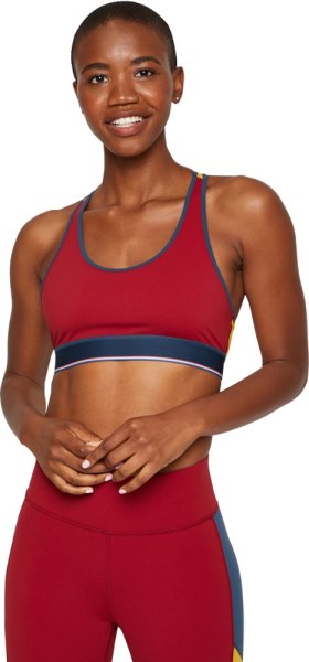 Sujetador Deportivo Amarillo Rei Co-op Fourlaps Circuit Mujer