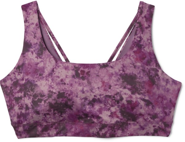 Corbata Floral Púrpura Rei Co-op Athleta Exhale Sujetador Estampado Copa D-dd Tallas Grandes