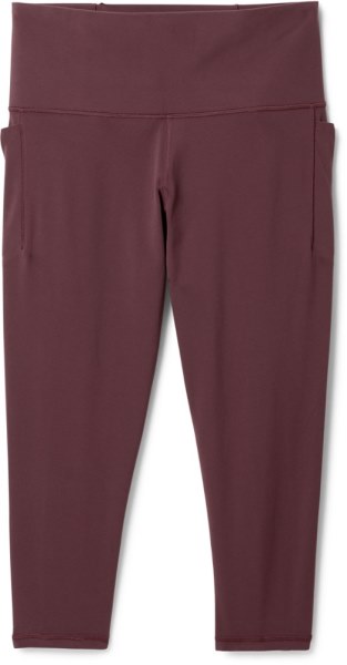 Athleta Salutation Stash Pocket Ii 7/8 Mallas Mujer Tallas Grandes Rei Co-op Cabernet Especiado