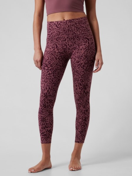 Athleta Salutation Stash Pocket Ii Mallas Estampadas 7/8 Mujer Tallas Grandes Cabernet Rei Co-op