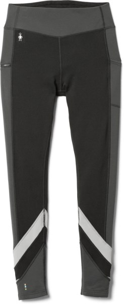 Mallas Deportivas Smartwool Merino Polar Colorblock Mujer Negro Rei Co-op